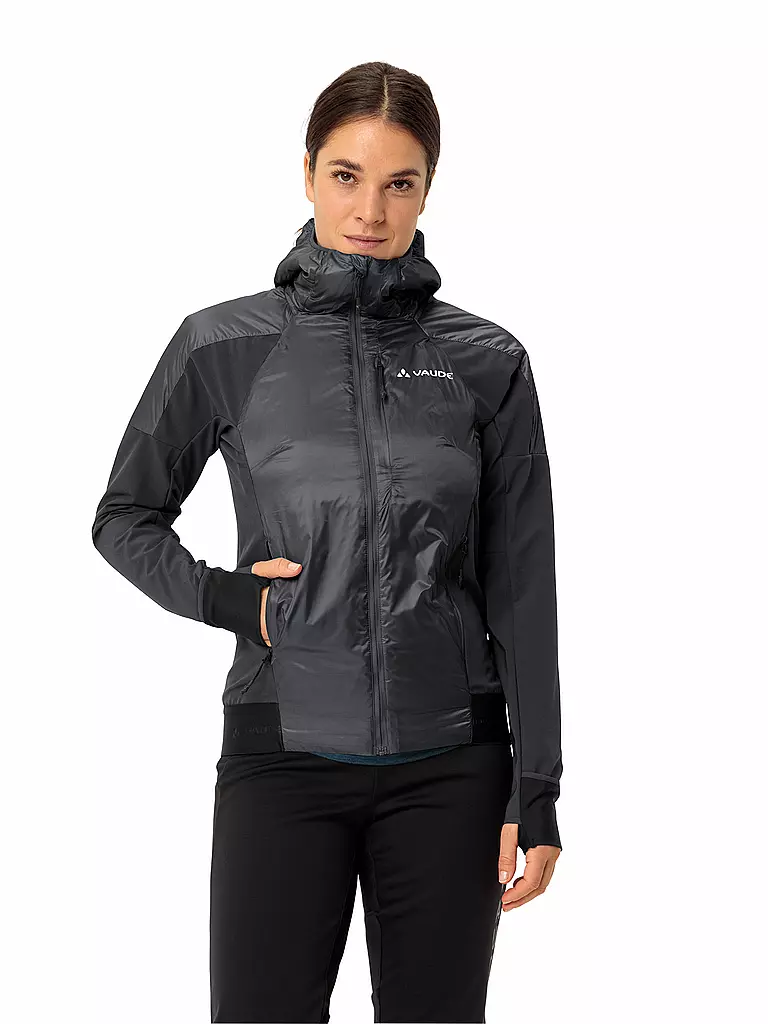 VAUDE | Veste hybride Larice Hoodie pour femmes | Noir