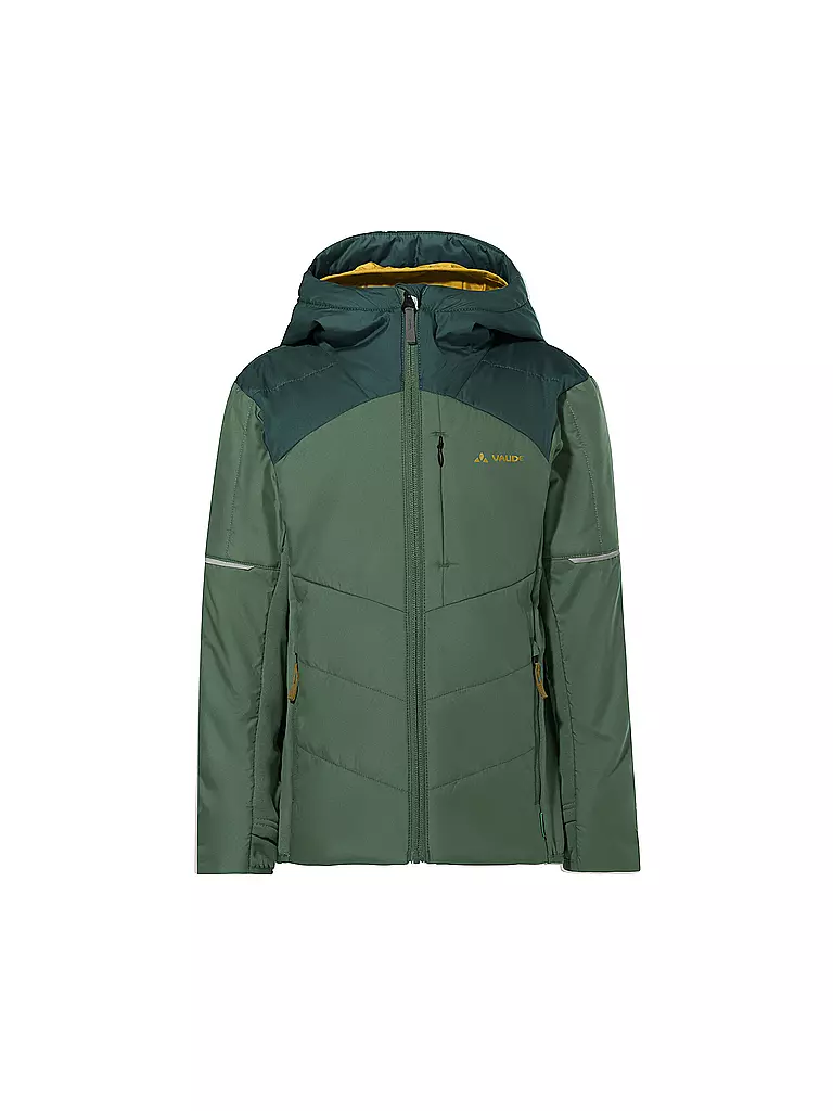 VAUDE | Veste hybride pour enfants Capacida II à capuche | Vert foncé