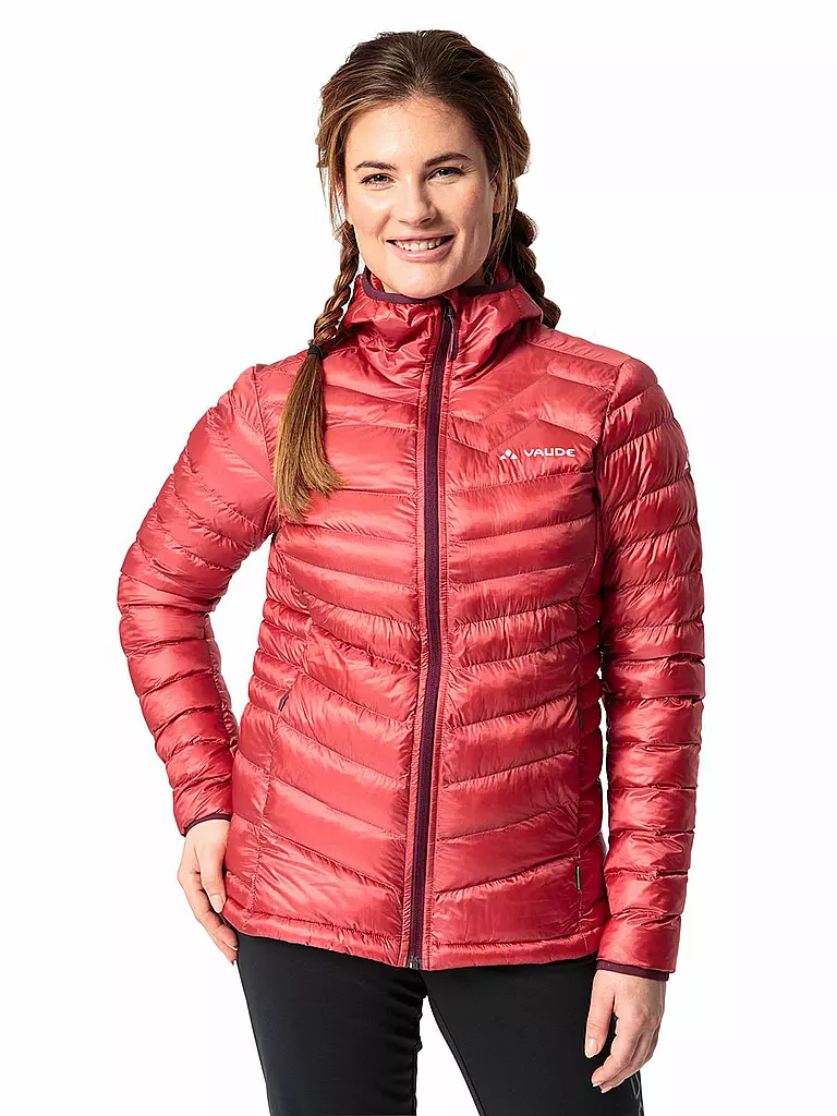 VAUDE | Veste isolante à capuche Batura pour femmes | Rouge foncé