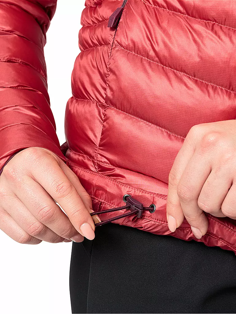 VAUDE | Veste isolante à capuche Batura pour femmes | Rouge foncé