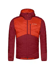 VAUDE | Veste isolante Sesvenna à capuche pour hommes | Rouge foncé