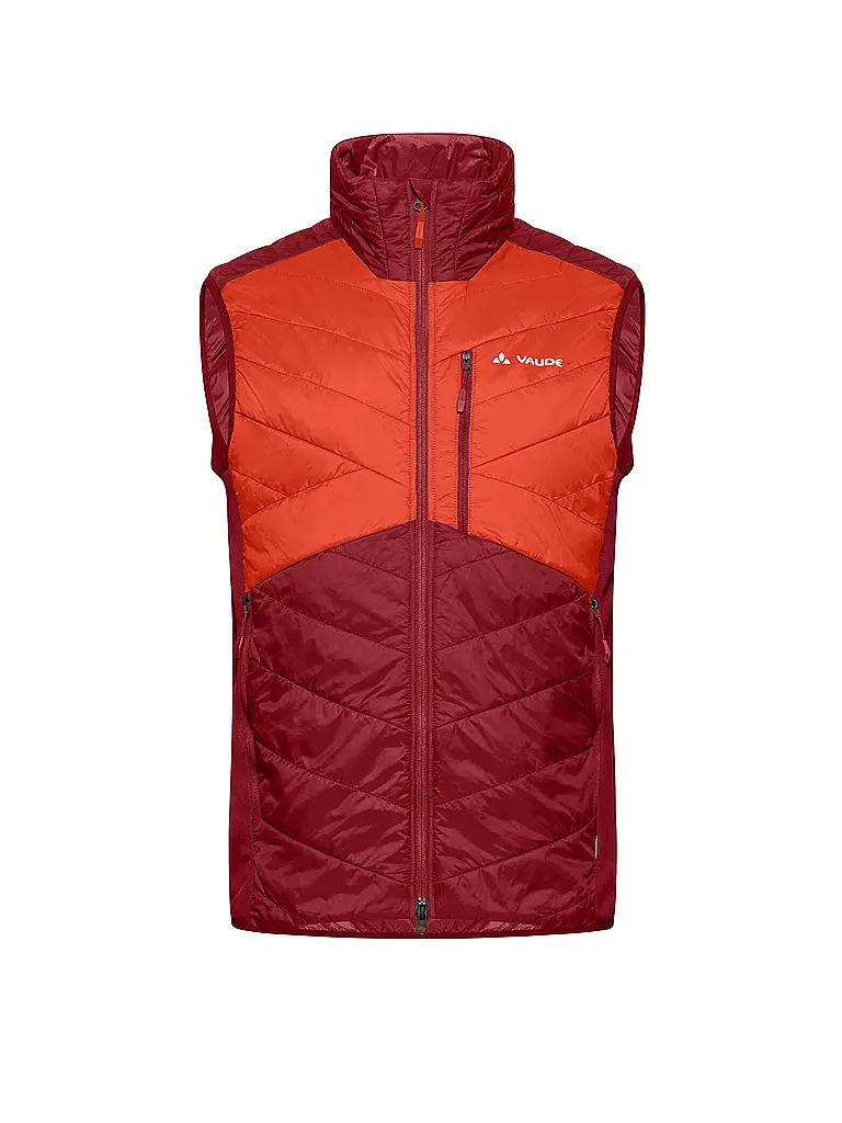 VAUDE | Veste isolante Sesvenna pour hommes | Rouge foncé