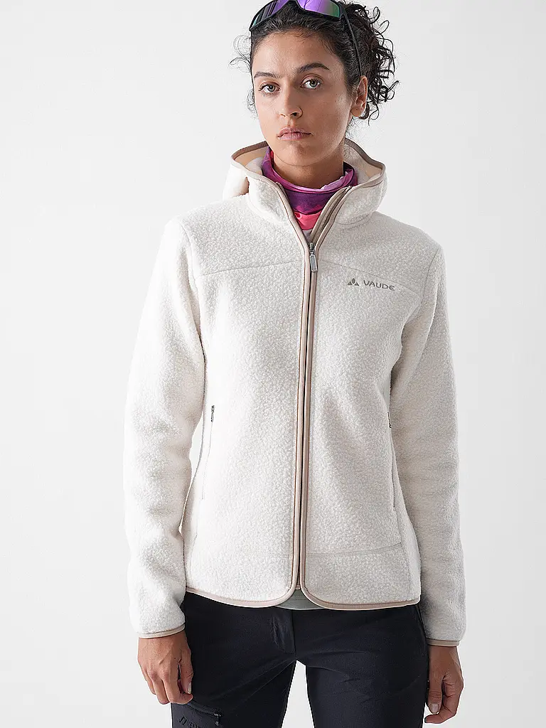 VAUDE | Veste polaire à capuche Kathi Polar pour femmes | Crème