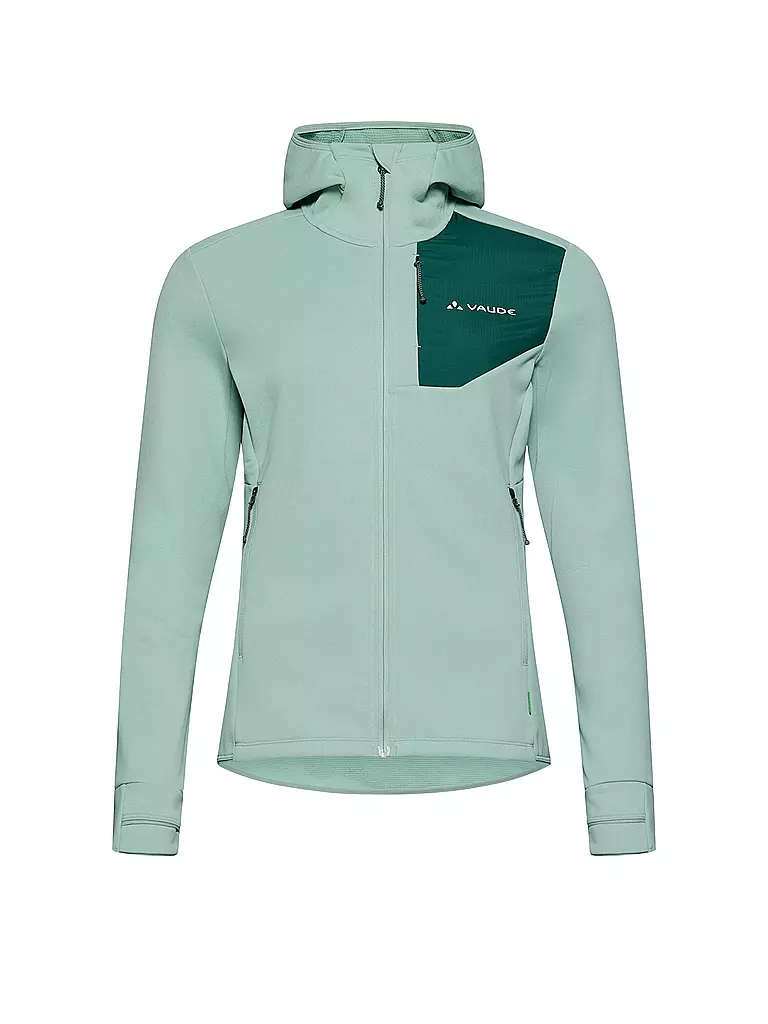 VAUDE | Veste polaire à capuche Monviso III pour femmes | Vert clair
