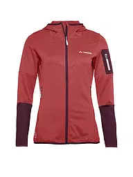 VAUDE | Veste polaire à capuche Monviso pour femmes | Rouge foncé