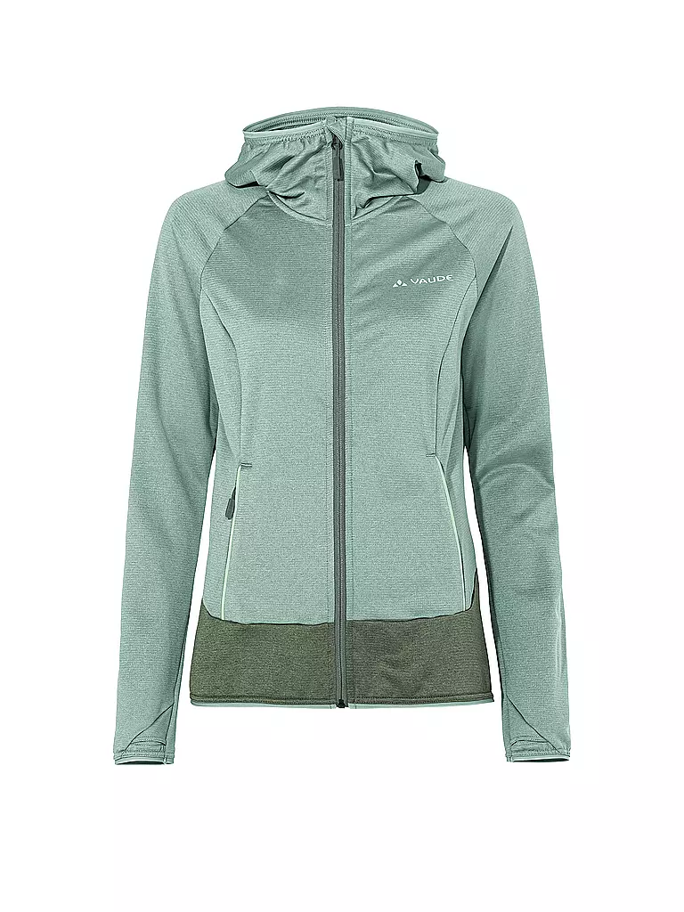 VAUDE | Veste polaire à capuche Tekoa II pour femmes | Vert clair