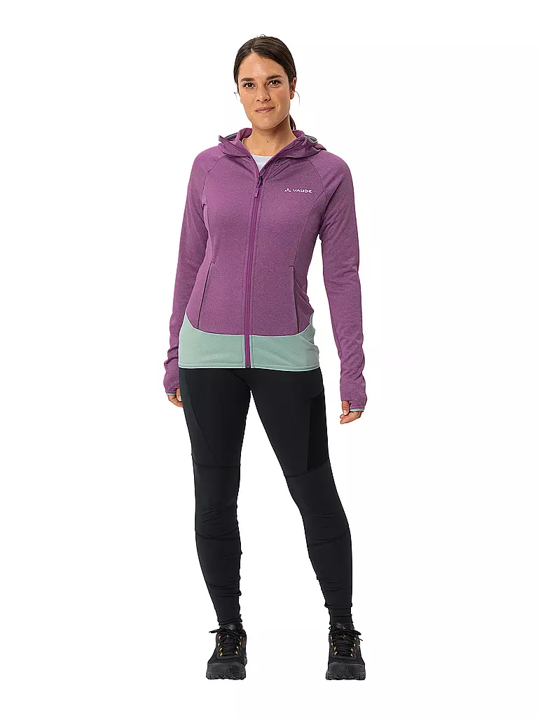VAUDE | Veste polaire à capuche Tekoa II pour femmes | Lilas