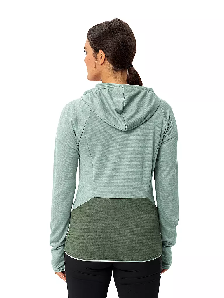 VAUDE | Veste polaire à capuche Tekoa II pour femmes | Vert clair