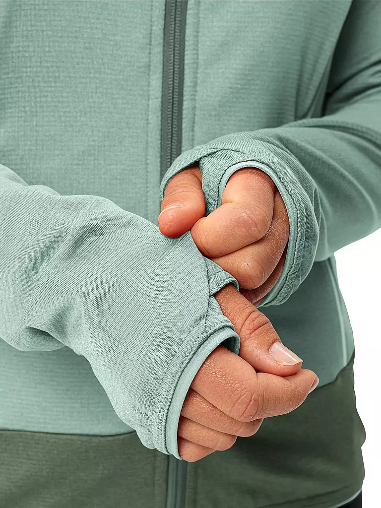 VAUDE | Veste polaire à capuche Tekoa II pour femmes | Vert clair