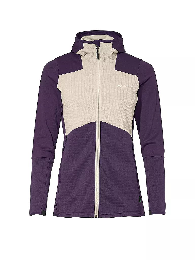 VAUDE | Veste polaire de randonnée pour femme Monviso Grid Fleece | Lilas