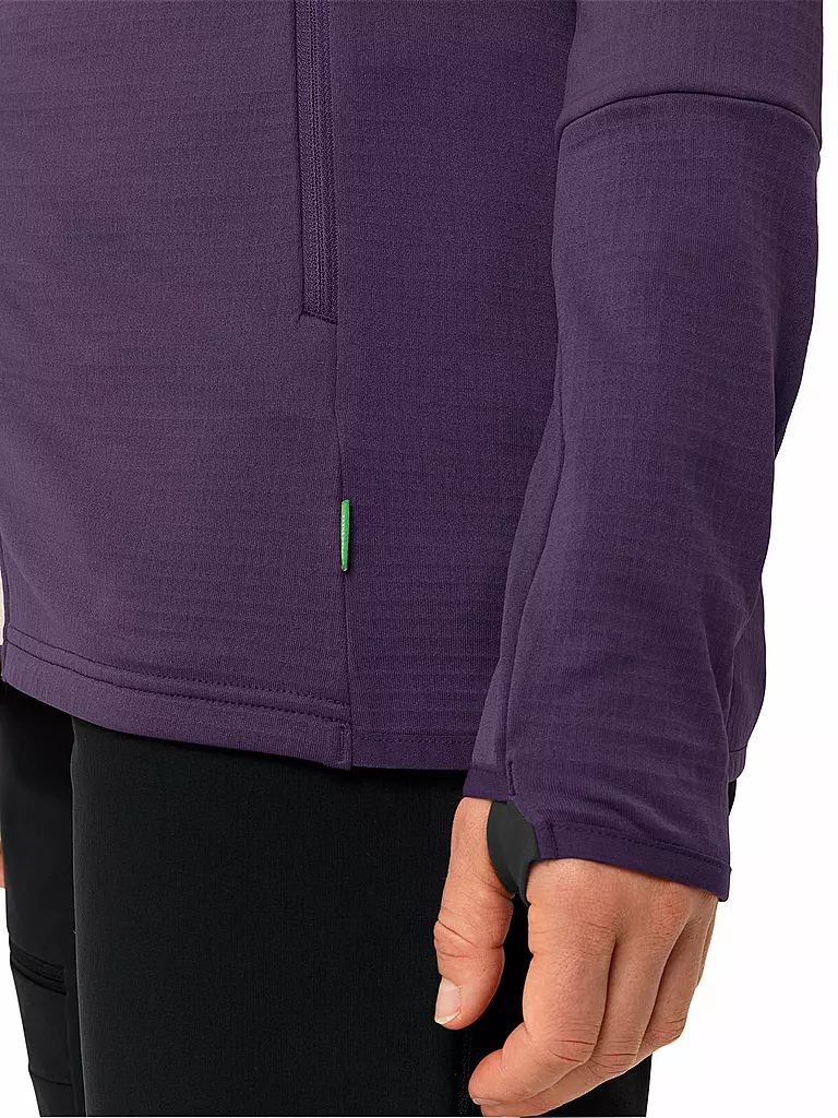 VAUDE | Veste polaire de randonnée pour femme Monviso Grid Fleece | Lilas