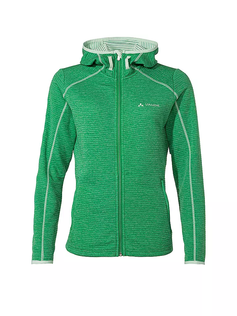 VAUDE | Veste polaire de randonnée Skomer à capuche pour femmes | Vert