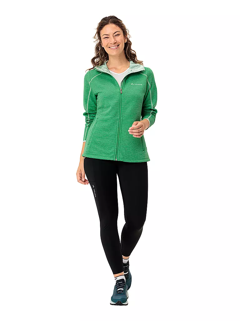 VAUDE | Veste polaire de randonnée Skomer à capuche pour femmes | Vert