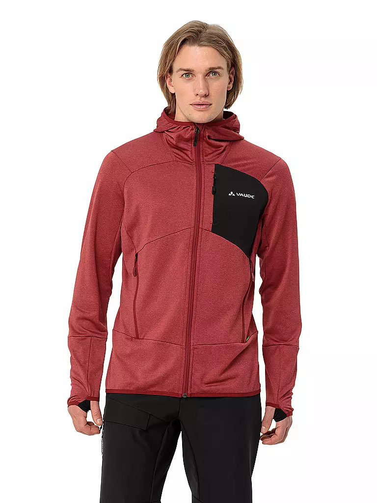 VAUDE | Veste polaire homme Monviso | Rouge foncé