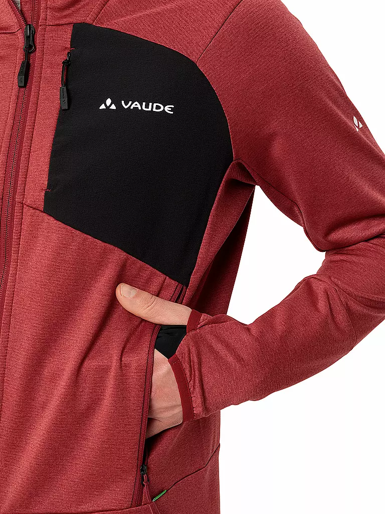 VAUDE | Veste polaire homme Monviso | Rouge foncé