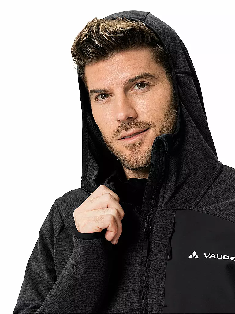 VAUDE | Veste polaire Monviso pour hommes | Noir