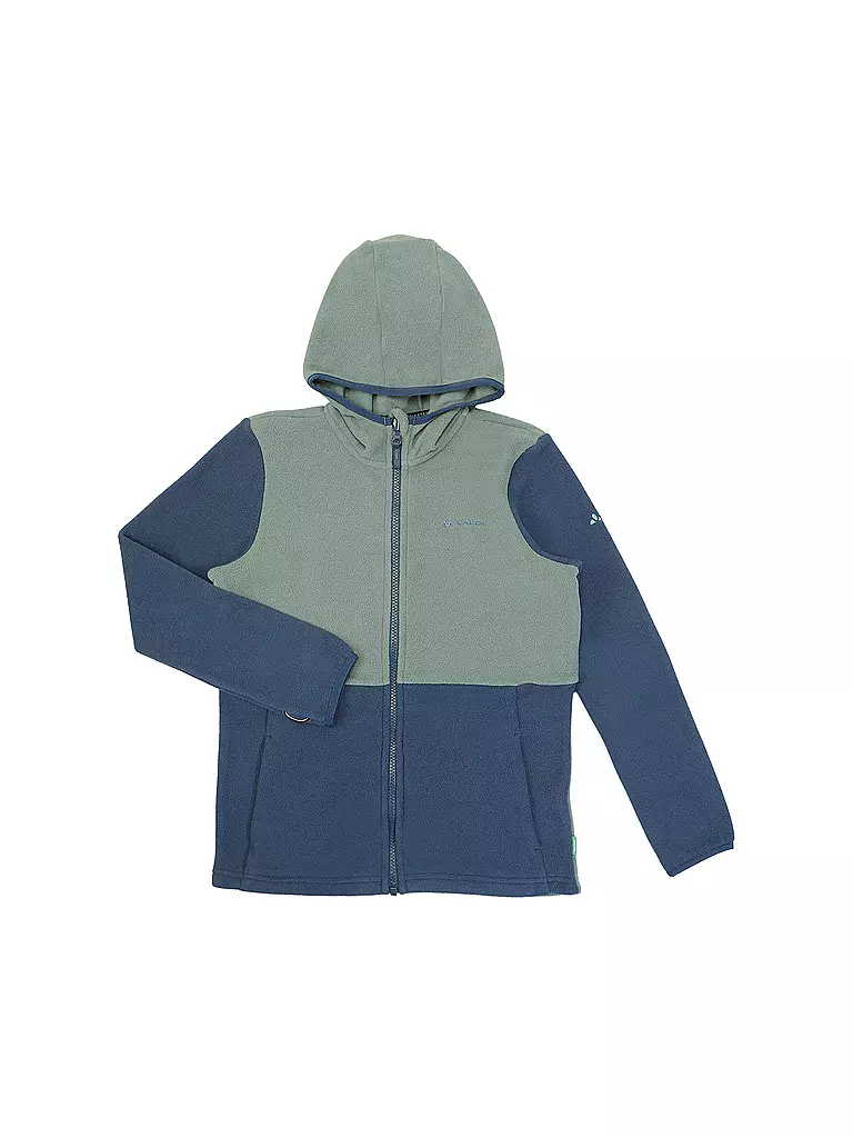 VAUDE | Veste polaire pour enfants Pulex II à capuche | Vert foncé