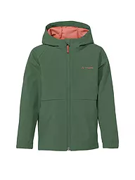 VAUDE | Veste softshell Kinich pour enfants | Vert foncé