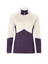VAUDE | Zipshirt de randonnée Larice en polaire pour femmes | Beige