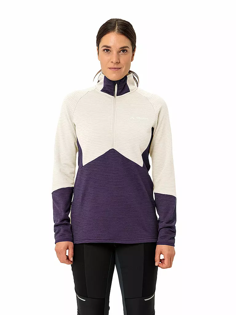VAUDE | Zipshirt de randonnée Larice en polaire pour femmes |