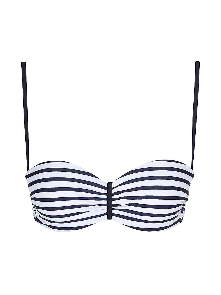 Haut de bikini bandeau à armaturess bleu marine 40B