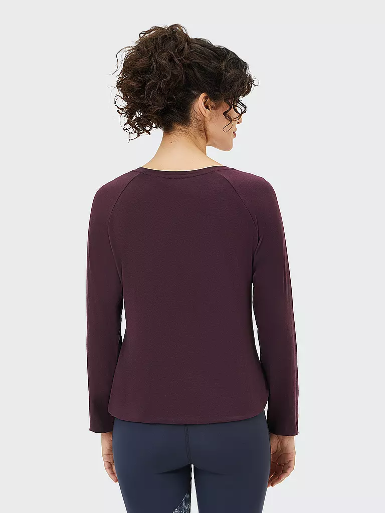 VENICE BEACH | Damen Fitnessshirt Rylee | Rouge foncé