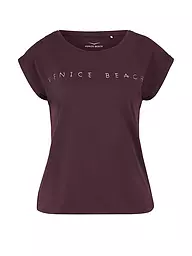 VENICE BEACH | Damen Fitnessshirt Wonder | Rouge foncé