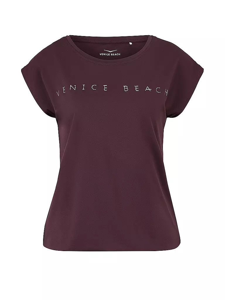VENICE BEACH | Damen Fitnessshirt Wonder | Rouge foncé