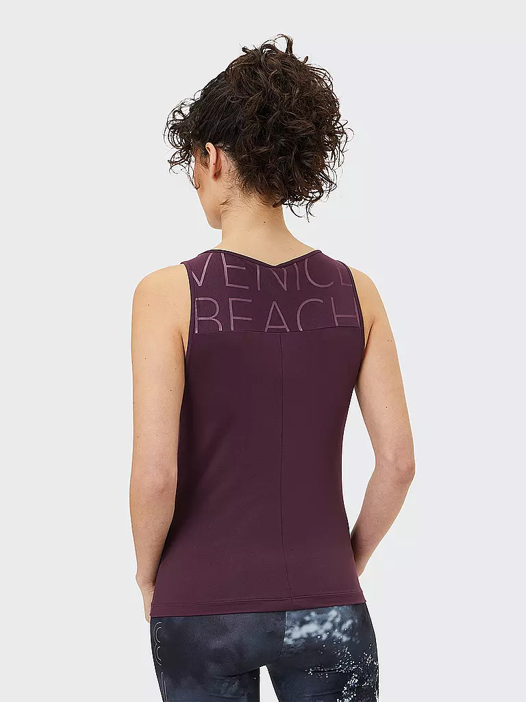 VENICE BEACH | Damen Fitnesstank Cori | Rouge foncé