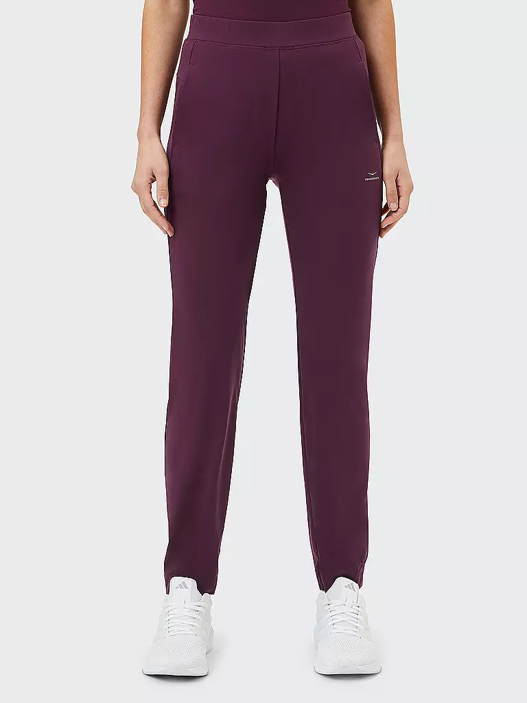 VENICE BEACH | Damen Fitnesstight Brandy | Rouge foncé