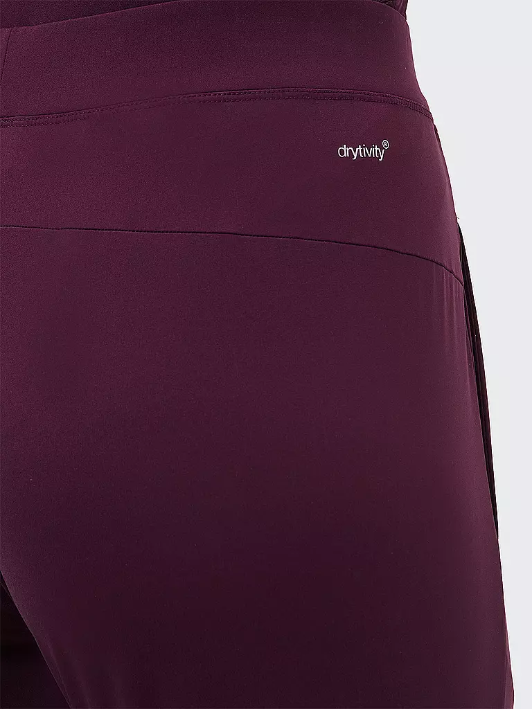 VENICE BEACH | Damen Fitnesstight Brandy | Rouge foncé