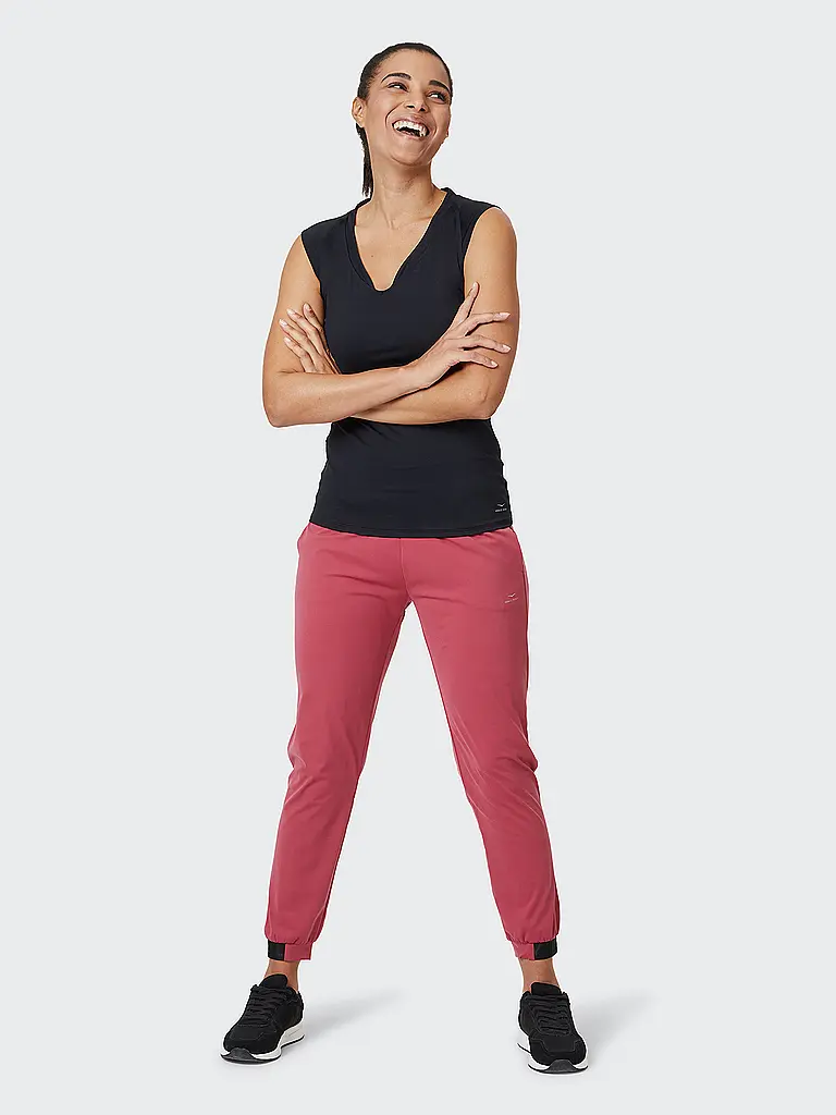 VENICE BEACH | T-shirt de fitness Eleam pour femmes | Noir