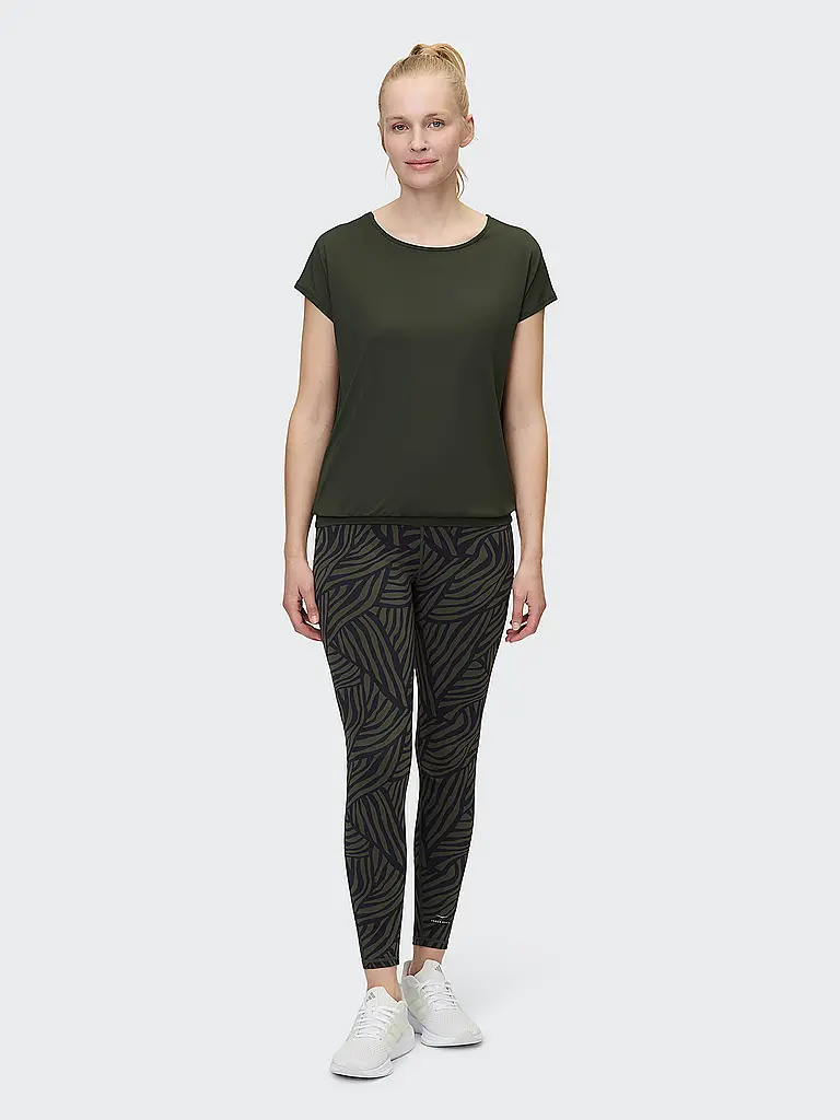 VENICE BEACH | T-shirt de fitness Ryah pour femmes | Vert foncé