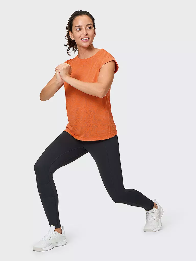 VENICE BEACH | T-shirt de fitness Tirara pour femmes | Orange