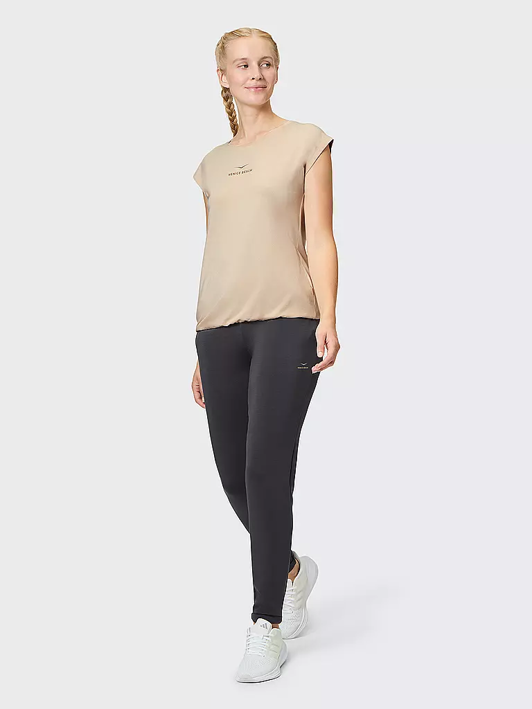 VENICE BEACH | T-shirt de fitness Wonder pour femmes | Crème