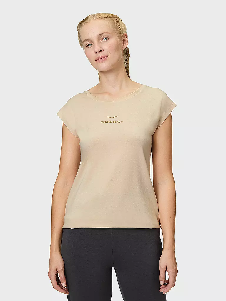 VENICE BEACH | T-shirt de fitness Wonder pour femmes | Crème