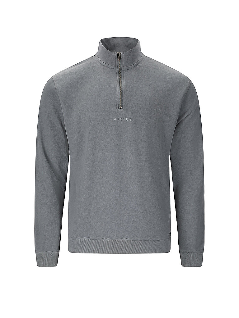 Sweat-shirt Minne demi-zip gris M