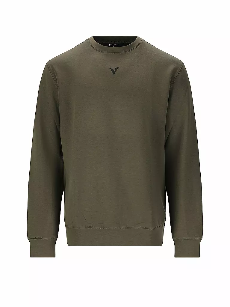 VIRTUS | Sweat-shirt Homme Taro Crew | Vert foncé