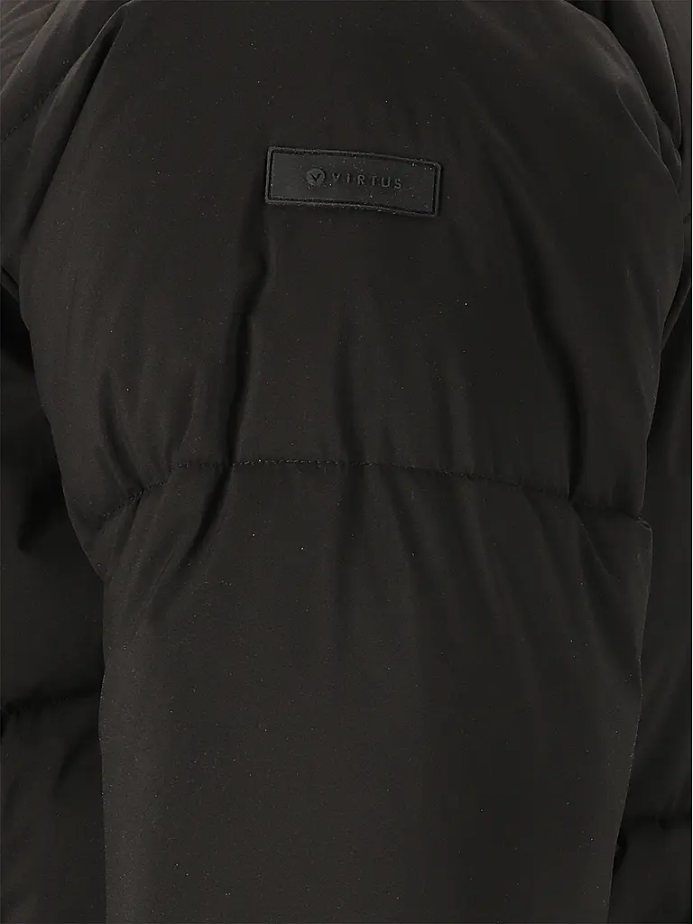 VIRTUS | Veste de loisirs pour homme Mackey Puffer Hoodie | Noir