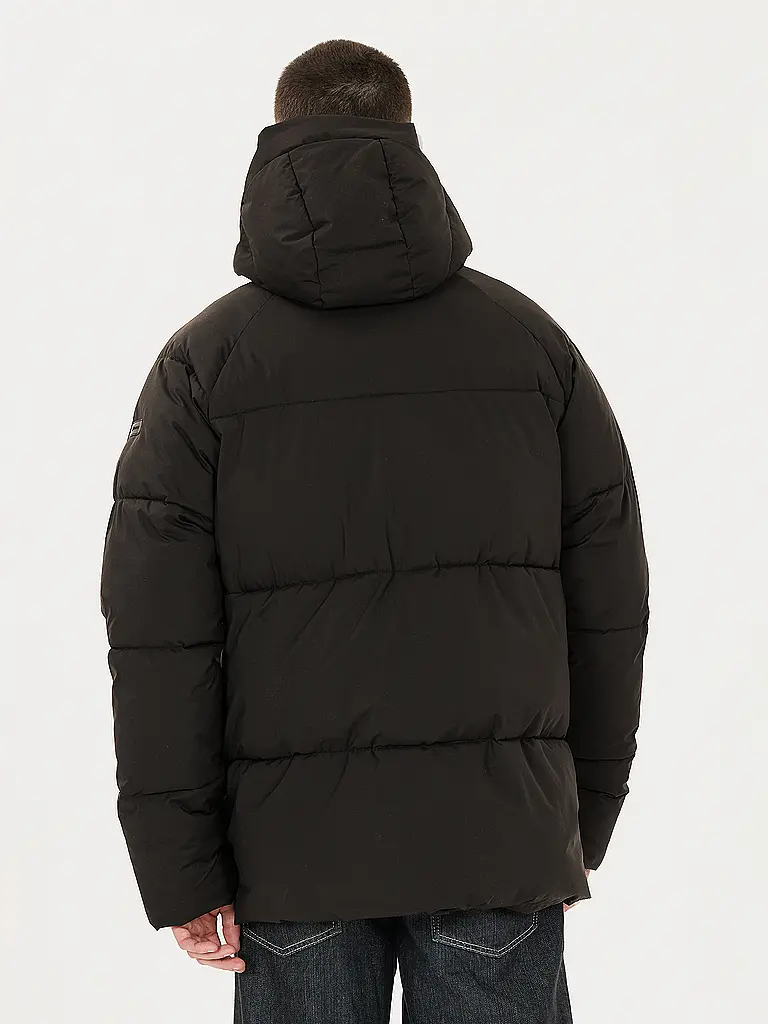 VIRTUS | Veste de loisirs pour homme Mackey Puffer Hoodie | Noir
