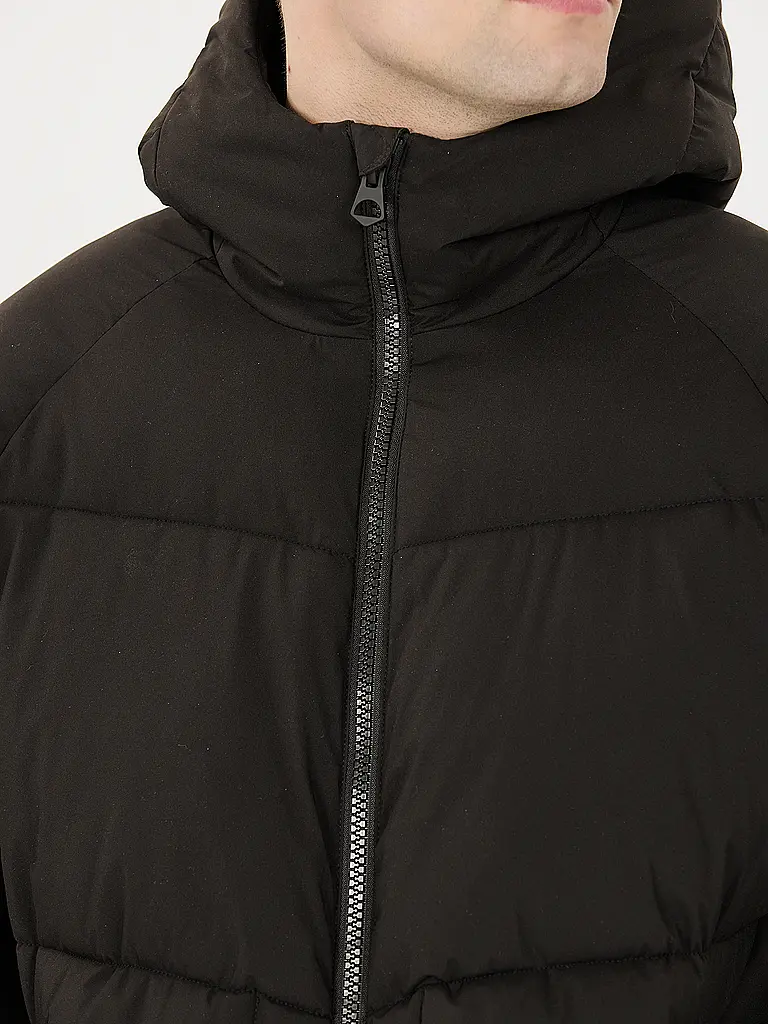 VIRTUS | Veste de loisirs pour homme Mackey Puffer Hoodie | Noir