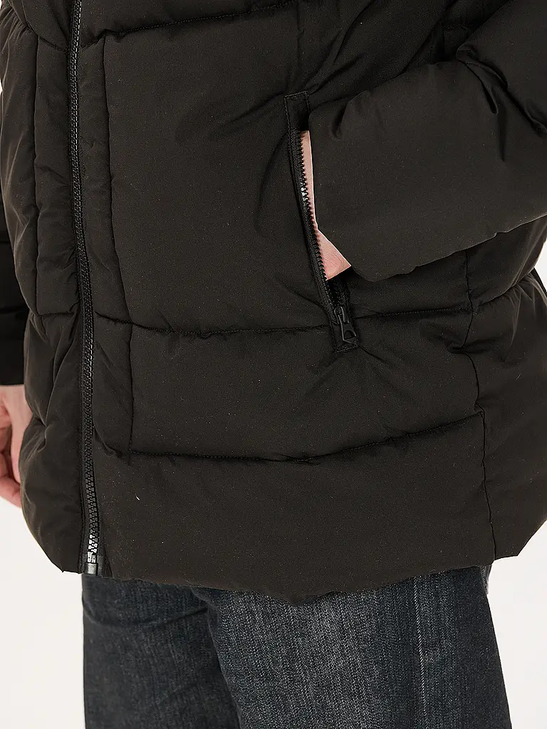 VIRTUS | Veste de loisirs pour homme Mackey Puffer Hoodie | Noir