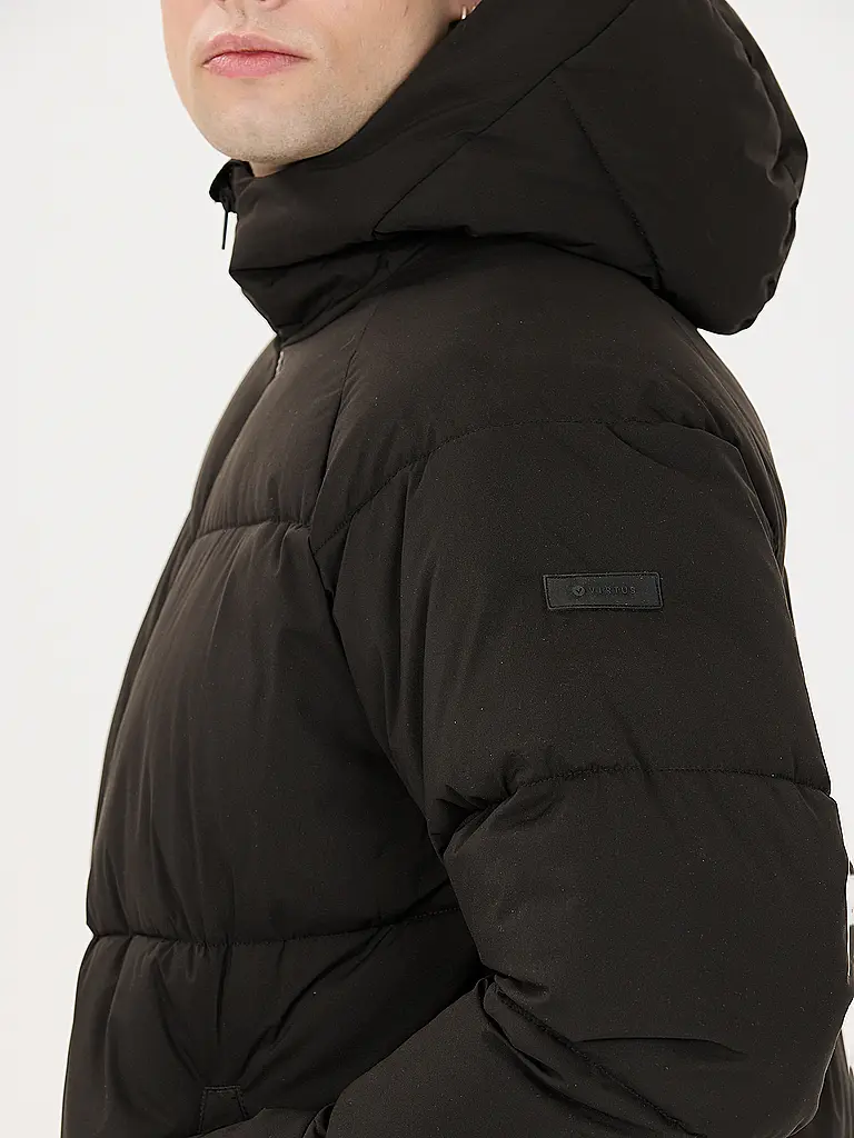 VIRTUS | Veste de loisirs pour homme Mackey Puffer Hoodie | Noir