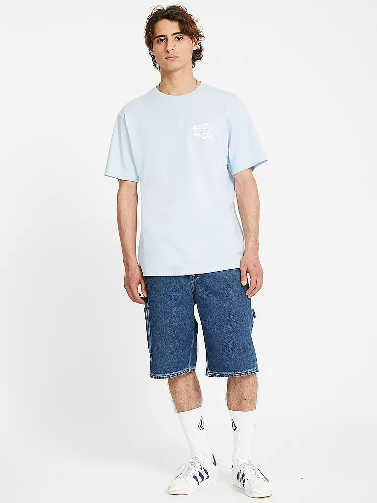 VOLCOM | Beachshirt Startlog BSC pour homme | Bleu clair