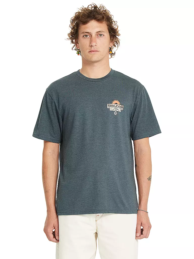 VOLCOM | Beachshirt Sure Thing HTH pour hommes | Gris