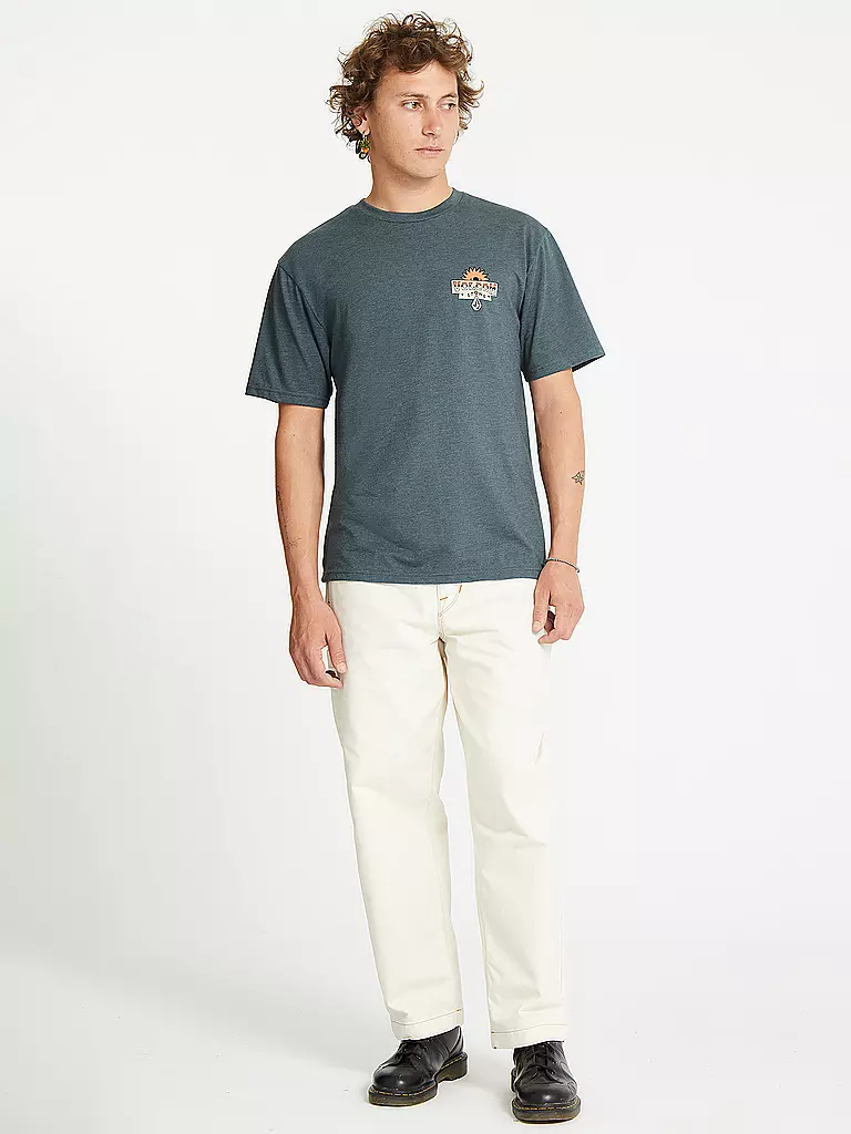 VOLCOM | Beachshirt Sure Thing HTH pour hommes | Gris