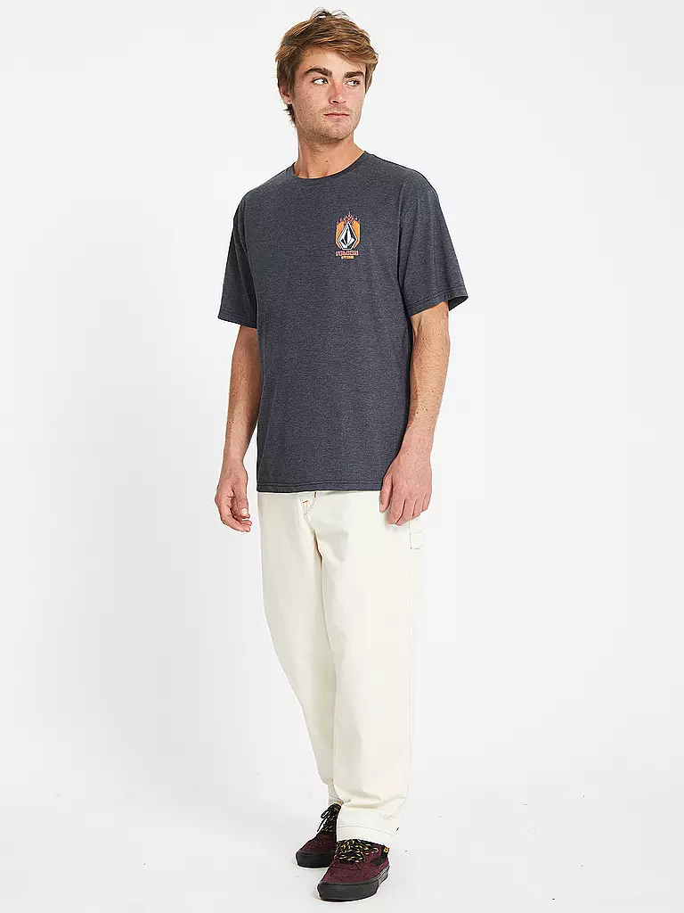 VOLCOM | Débardeur de plage Draggin Stone HTH pour hommes | Gris