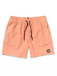 VOLCOM | Short de bain homme Center Trunk 17 | Corail