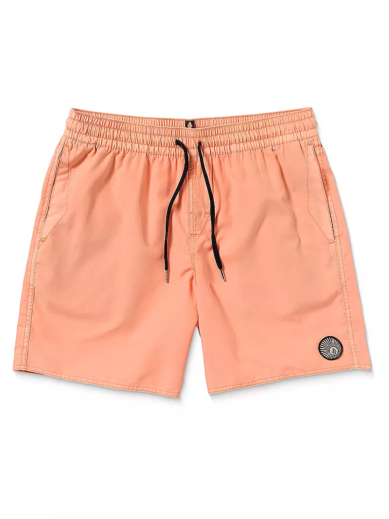 VOLCOM | Short de bain homme Center Trunk 17 | Corail