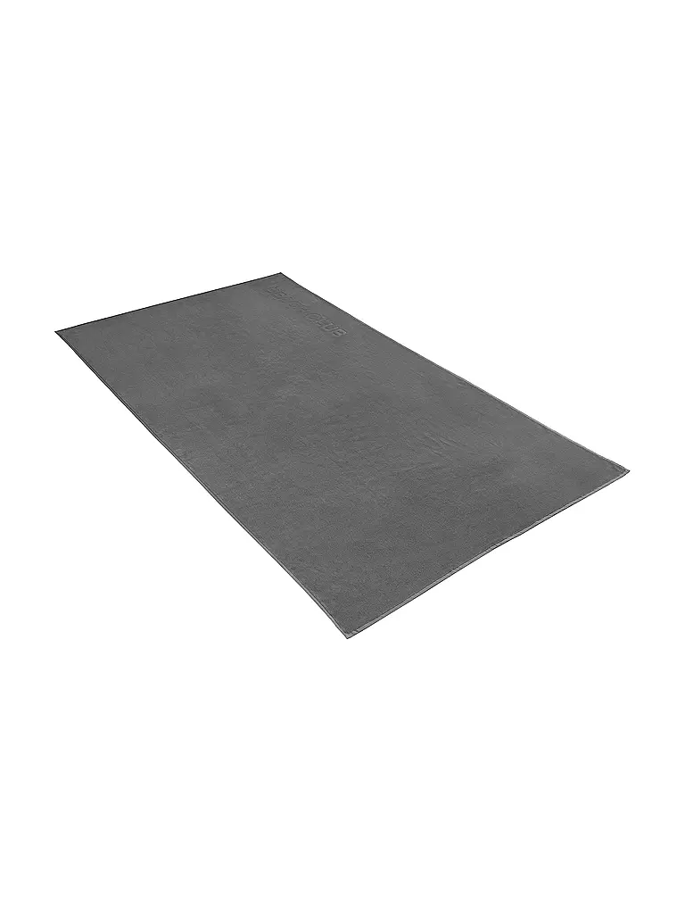 VOSSEN | Serviette de plage en velours "Beach Club" 100x180cm | Gris